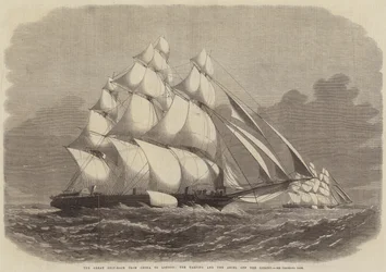 The Great Ship-Race from China to London, the Taeping and the Ariel off the Lizard